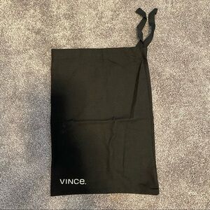 Vince Sneakers Shoe Accessory Dust Bag Black NEW